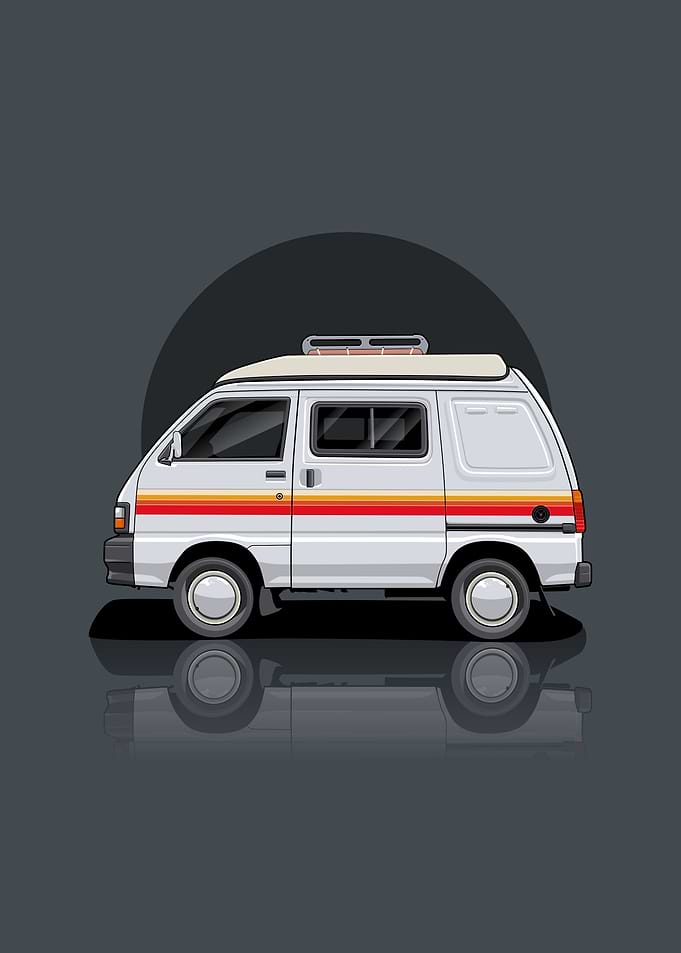 Art Car Hijet Campervan