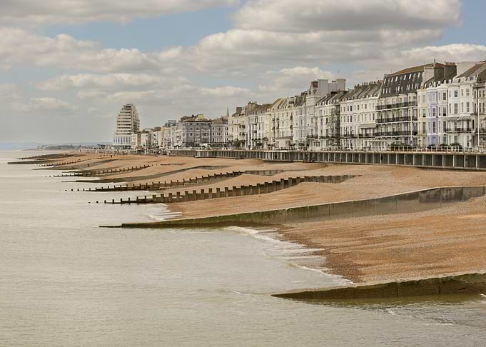 St Leonards on sea beach