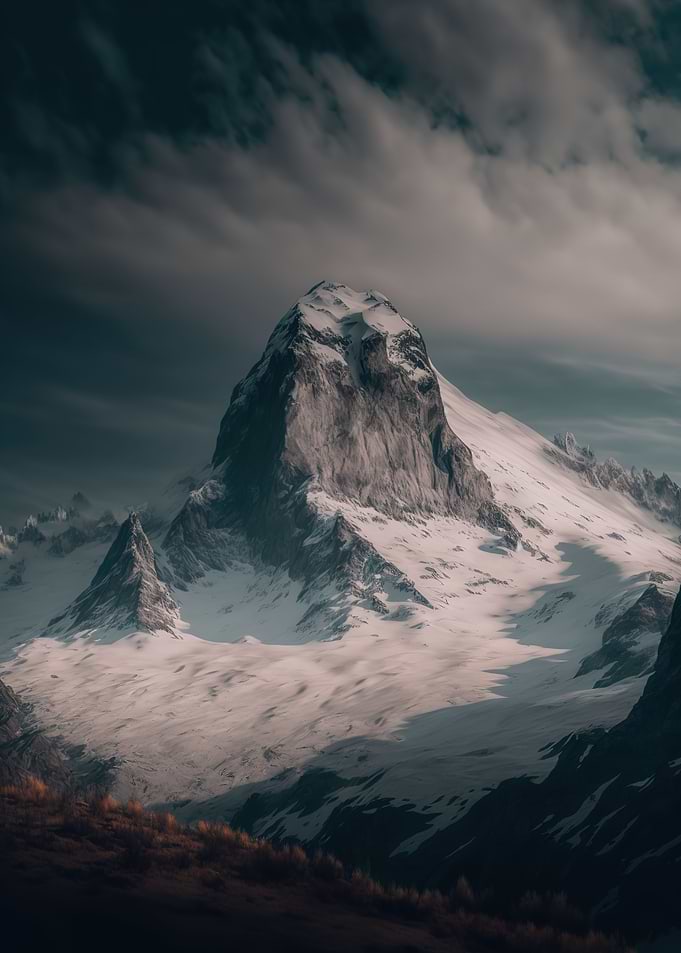 Mountains sunset