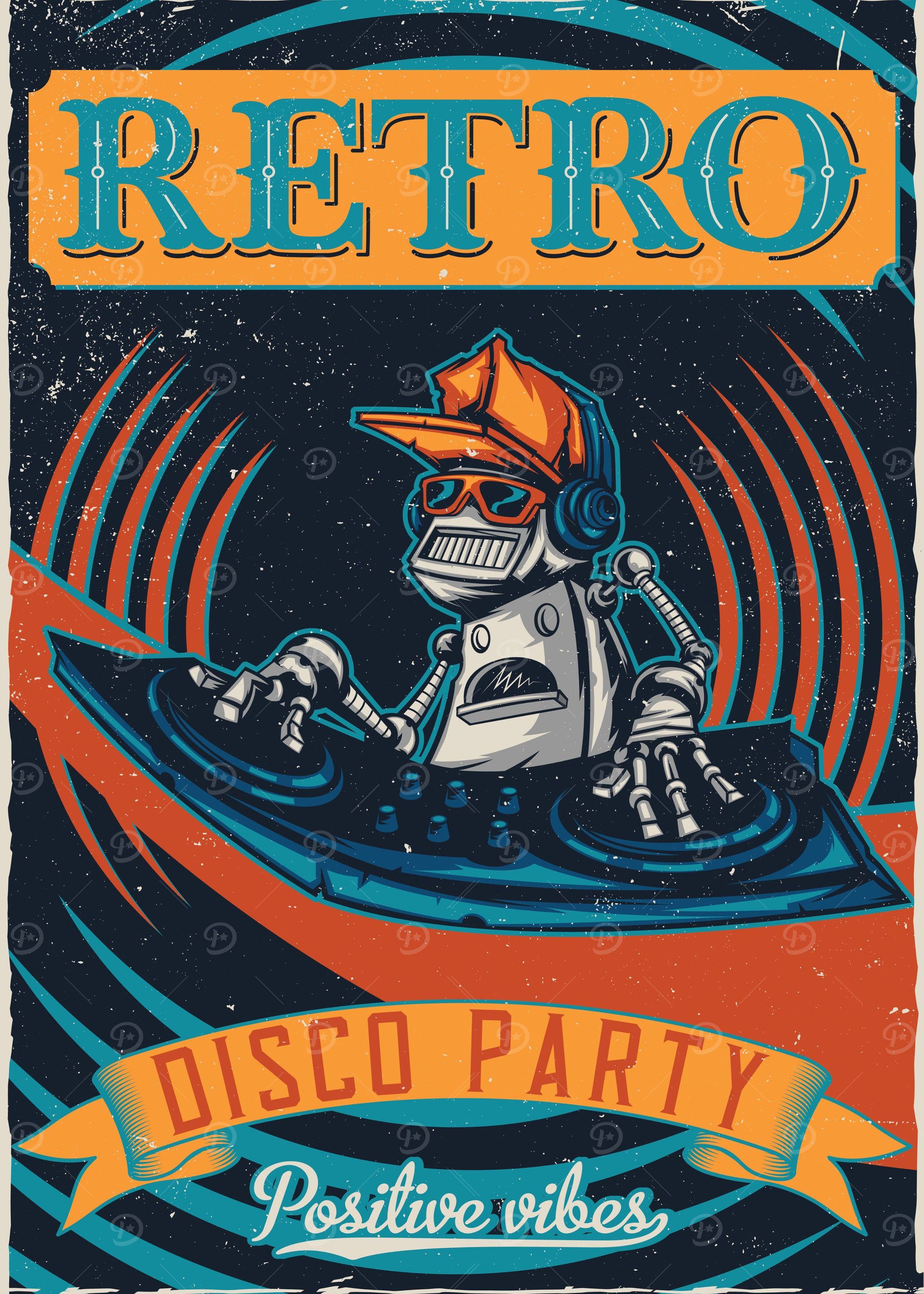 Retro DJ Robot