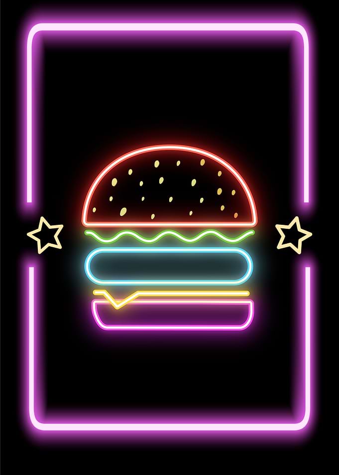 Colorful Burger