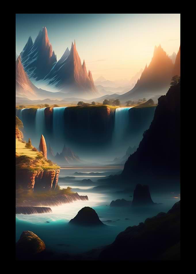Falls And Mountains