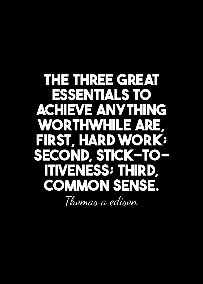 quote Thomas a edison