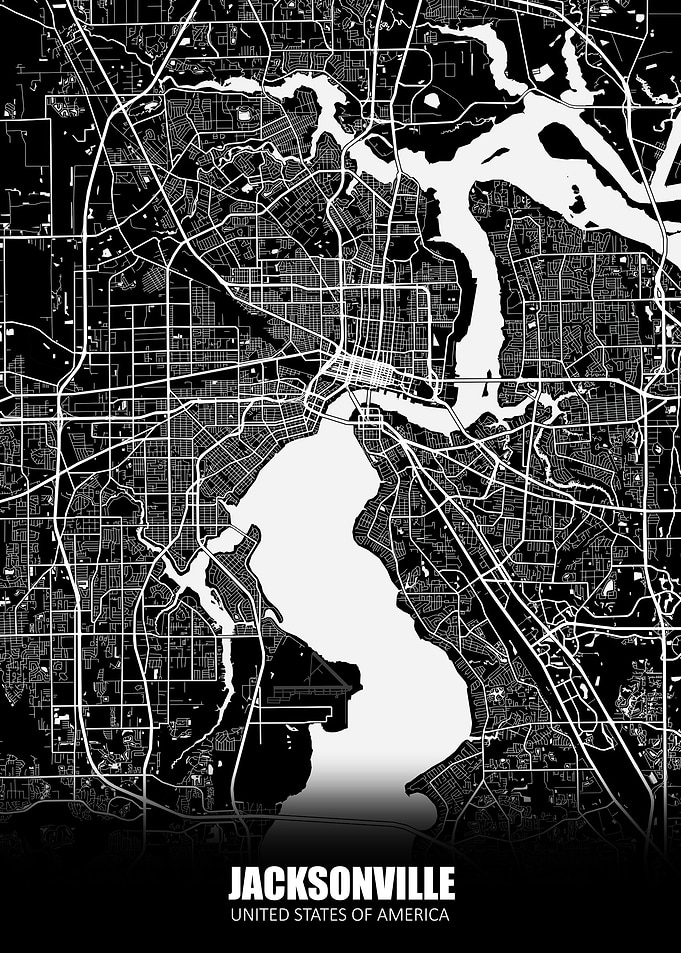 Jacksonville USA Map