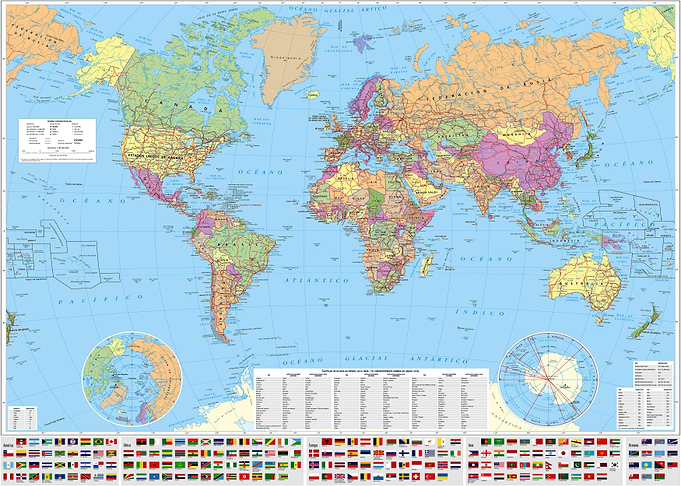 Political World map
