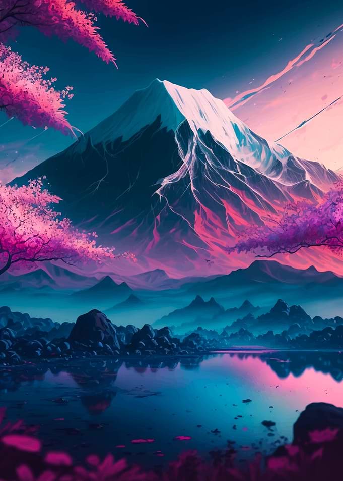 Fantasy Mount Fuji
