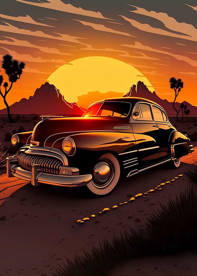 Vintage Classic Retro Car