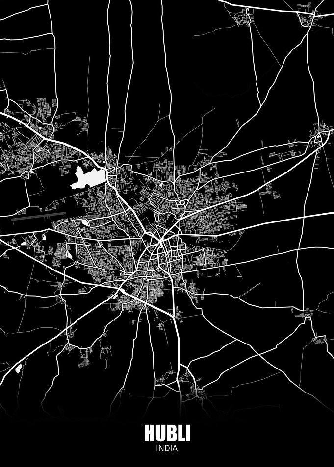 Hubli India Map
