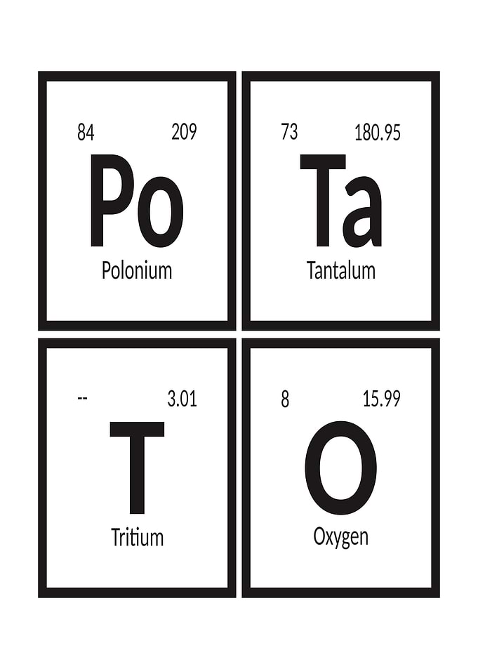 Potato Periodic Table