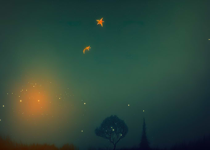 Beautiful night sky