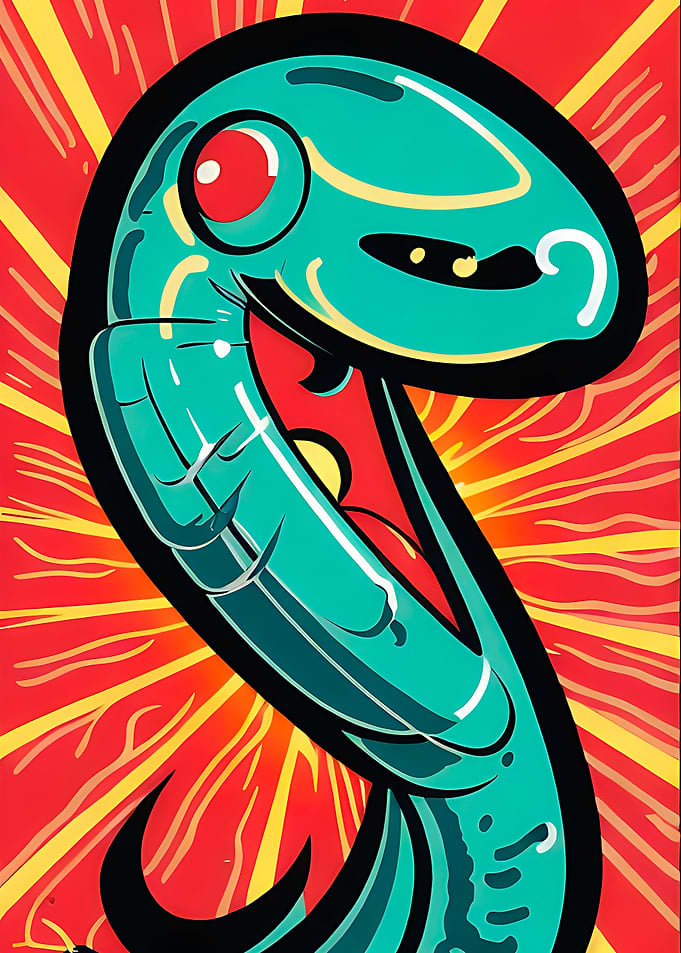 ABSTRACT SEA ANIMAL