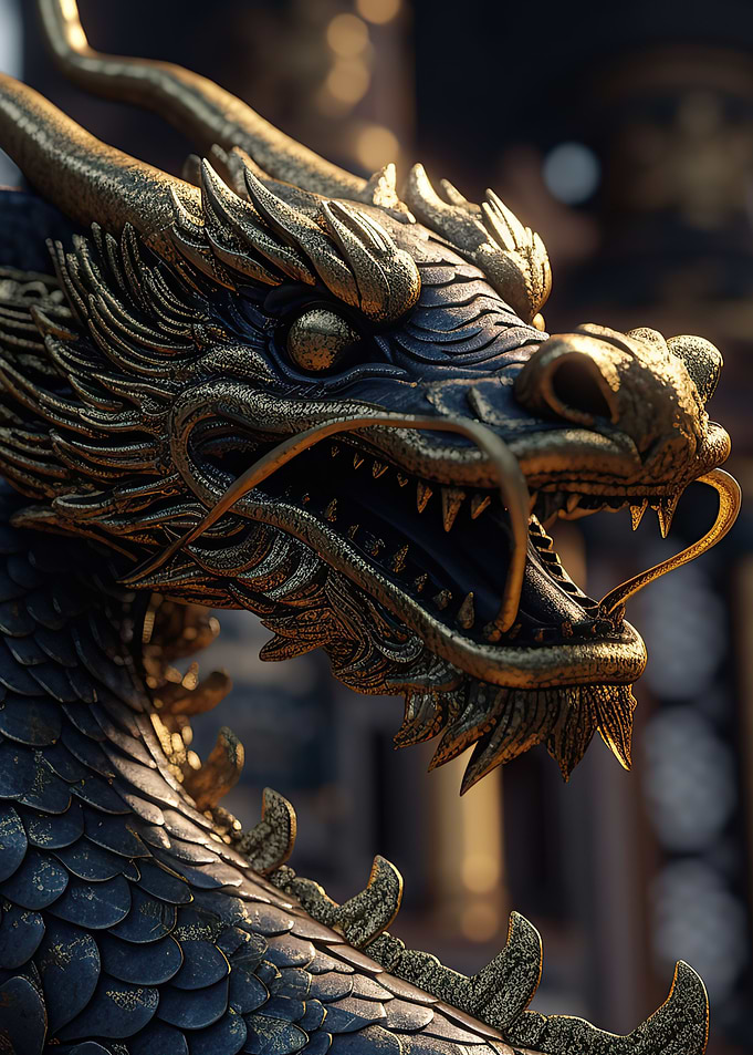 Dragon Intricate Metal