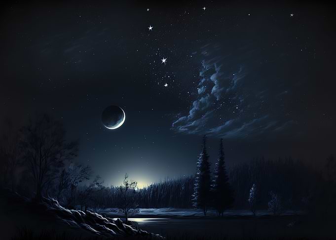 Beautiful night sky