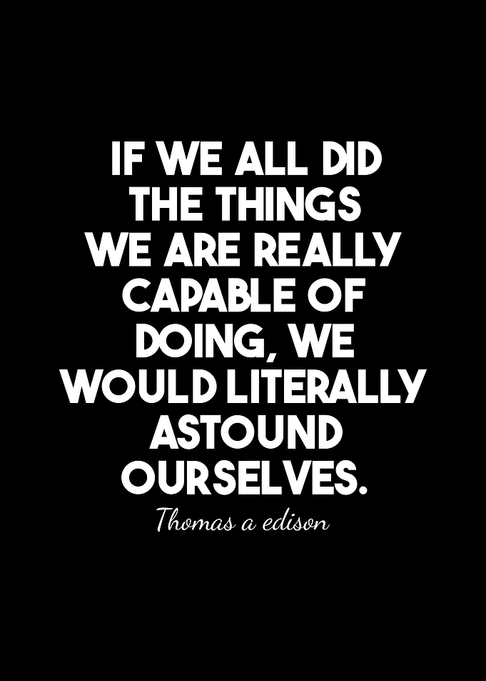 quote Thomas a edison