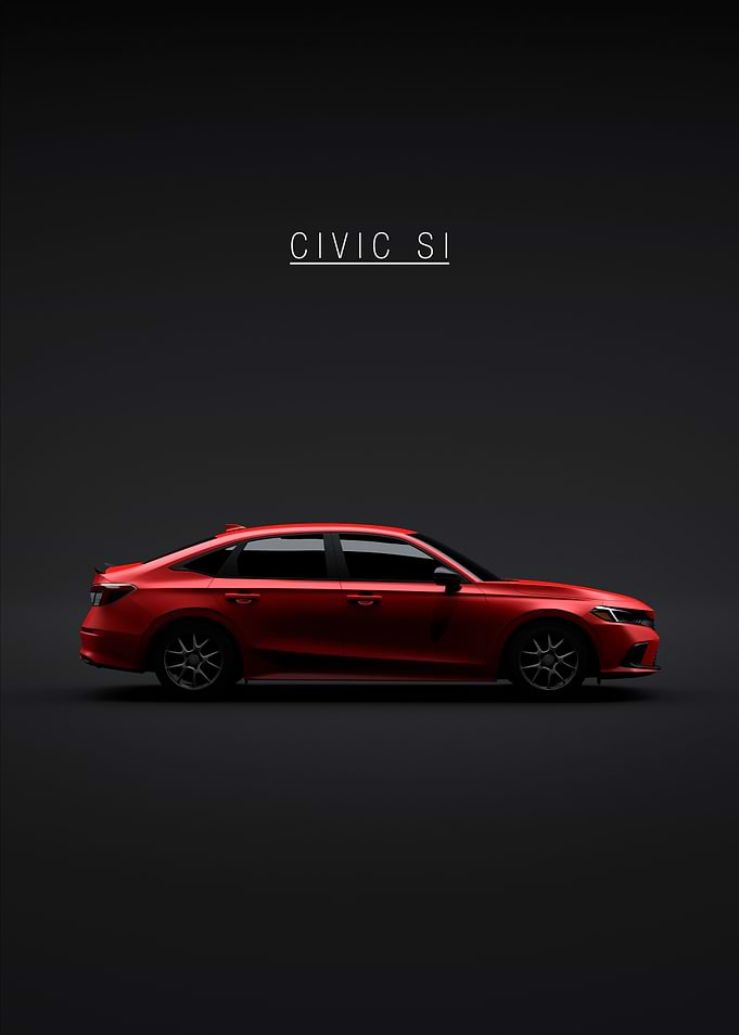 2022 Honda Civic SI Red