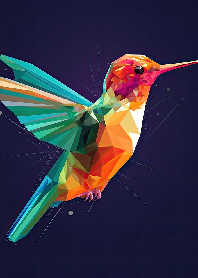 Vector Hummingbird