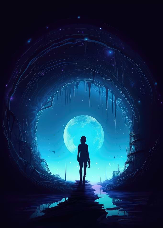 Moonlit Silhouette