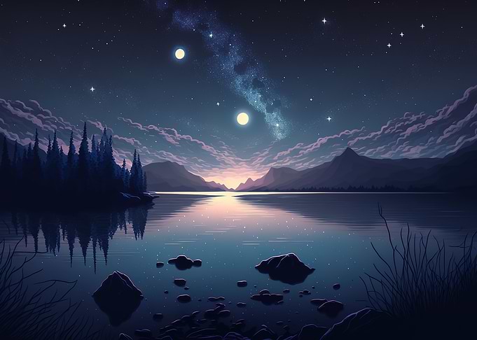 Beautiful night sky