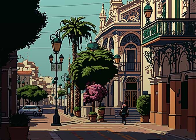 Jerez Pixel art