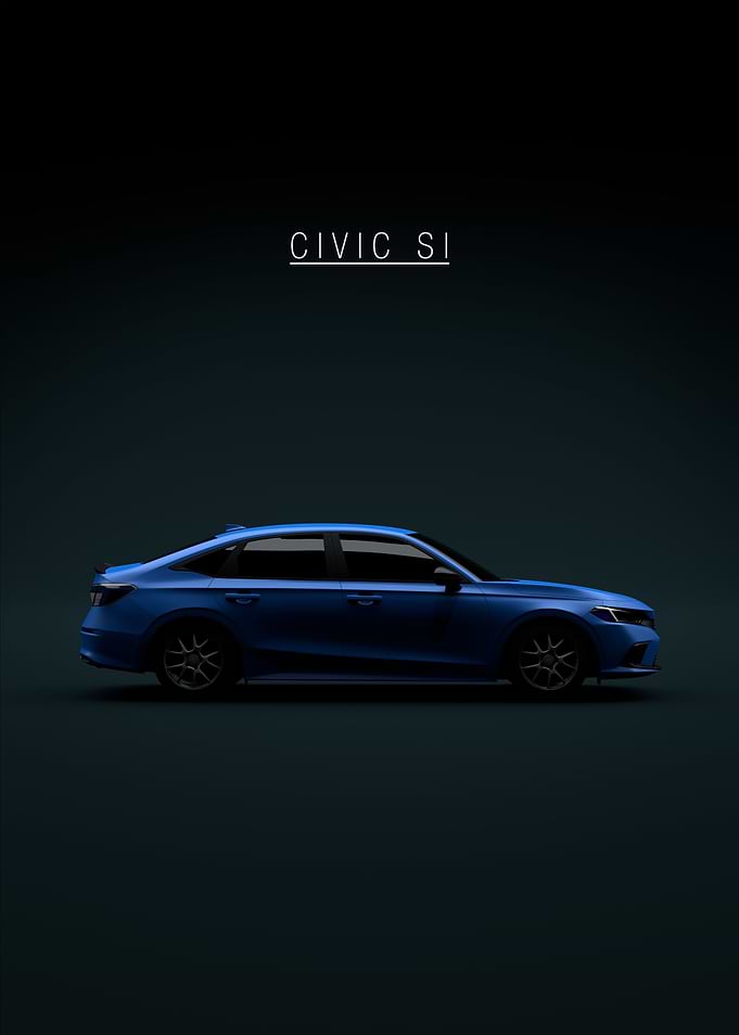 Honda Civic SI 2022 Blue