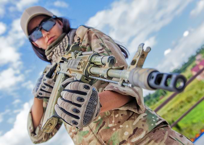 Military girl
