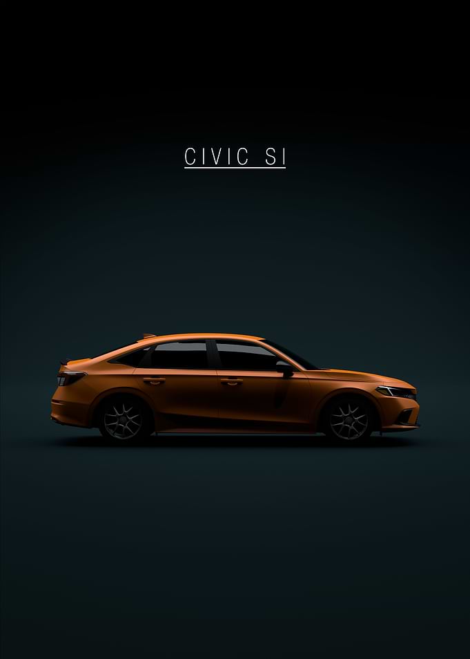 Honda Civic SI 2022 Orange