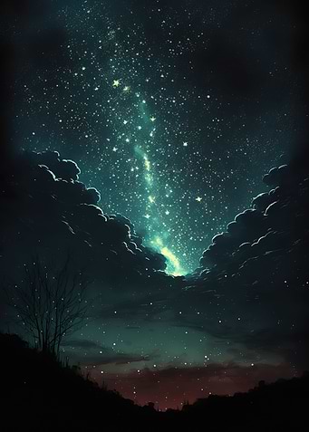 Beautiful night sky
