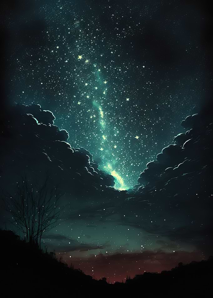 Beautiful night sky