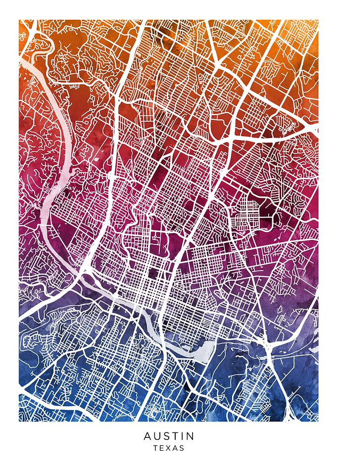 Austin Texas Map