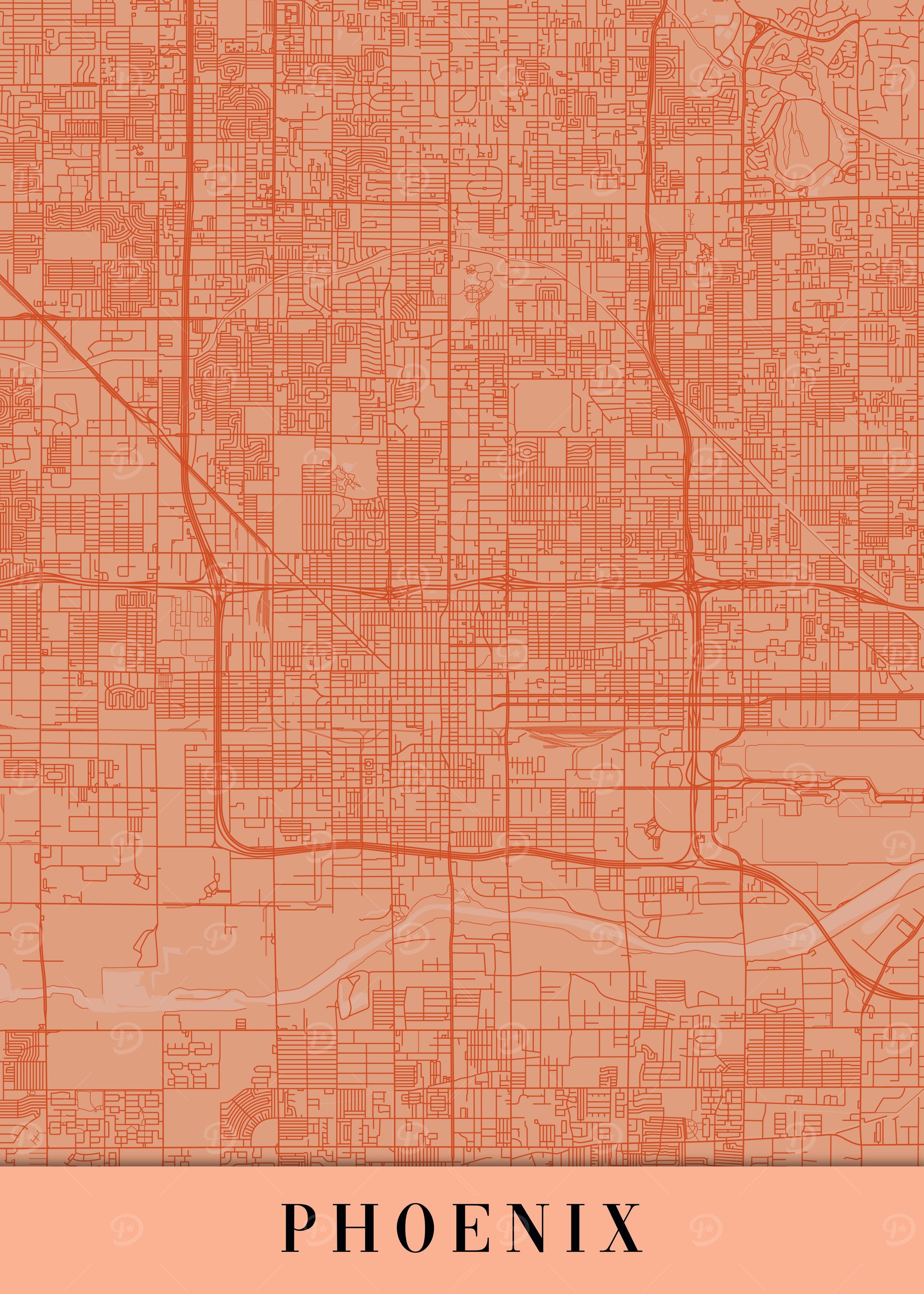 Phoenix Orange Map