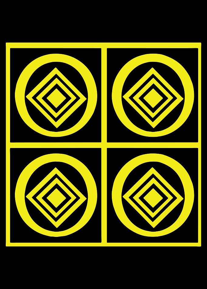 circle pattern minimalism