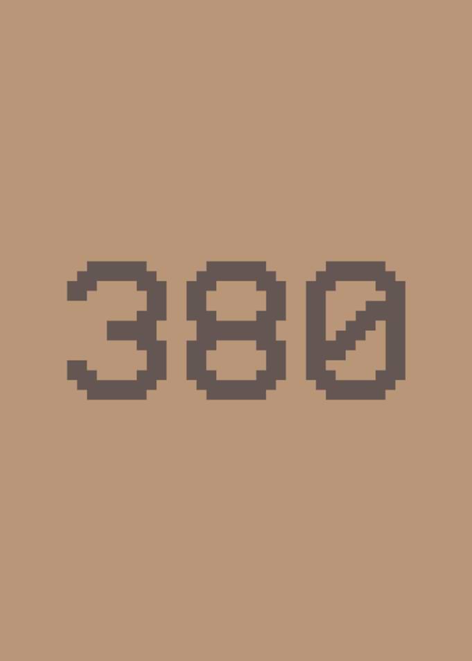 three hundred eighty