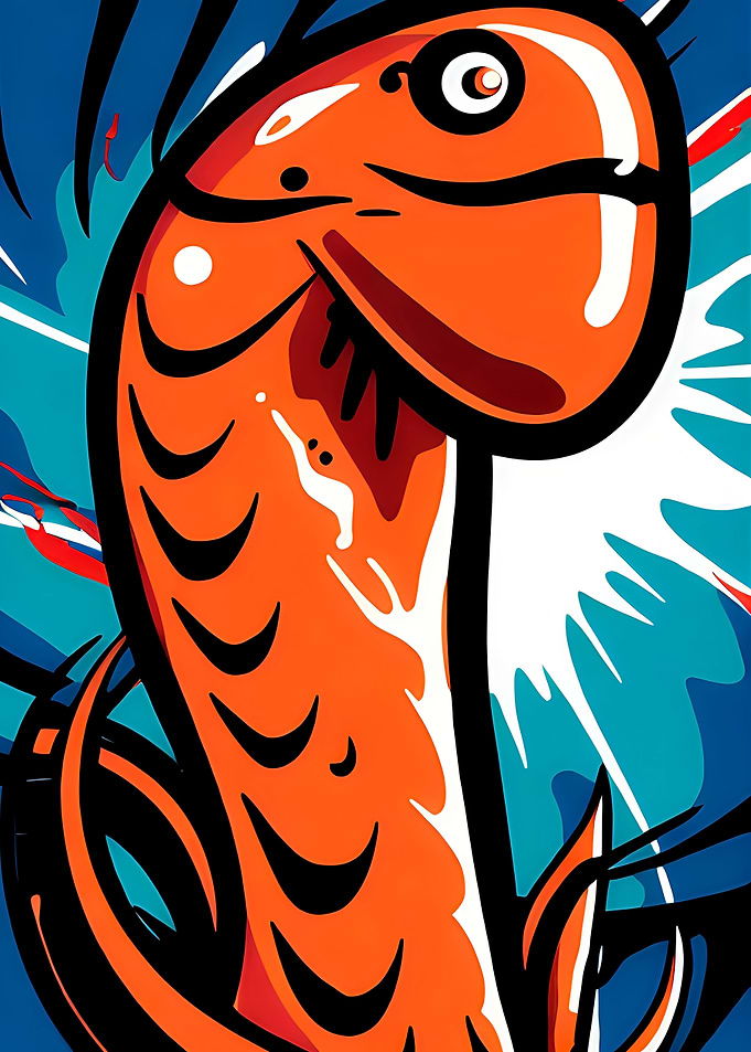ABSTRACT SEA ANIMAL