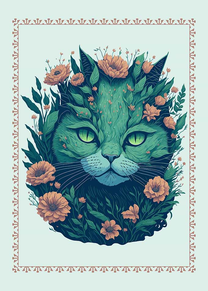 Nature Loving Cat