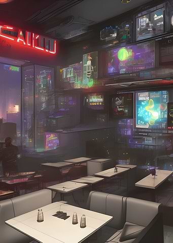 Cyberpunk Cafe