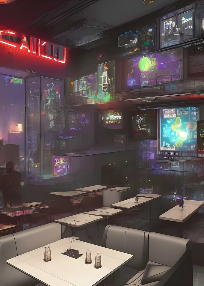 Cyberpunk Cafe