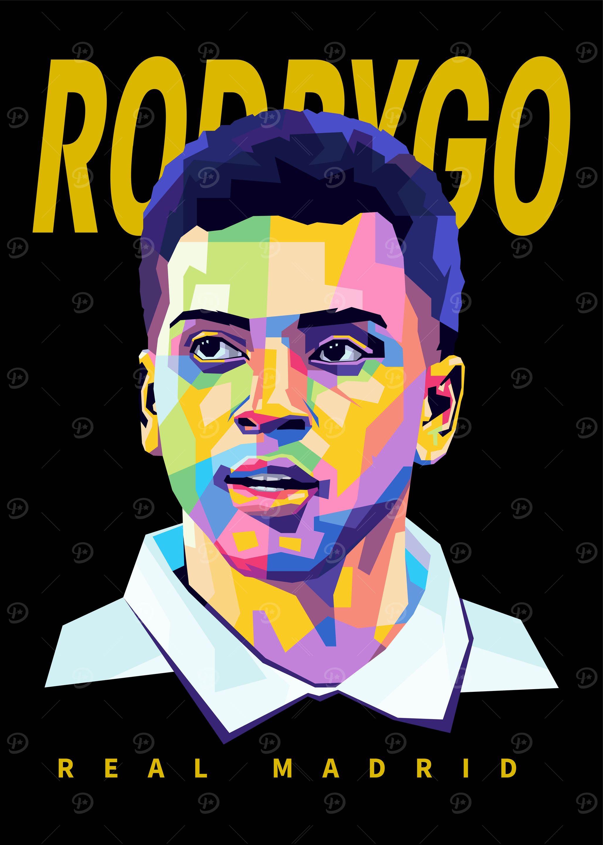 Rodrygo Wpap Pop Art