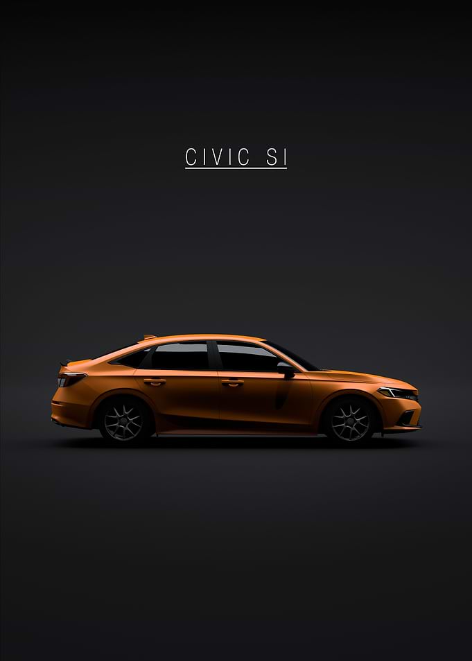 2022 Honda Civic SI Orange