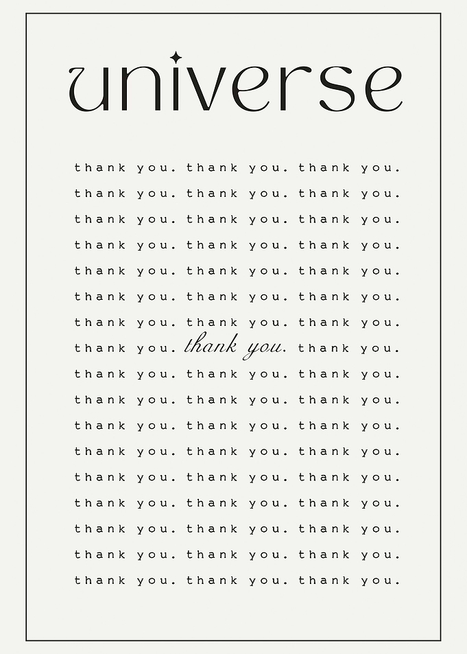 Universe Typography