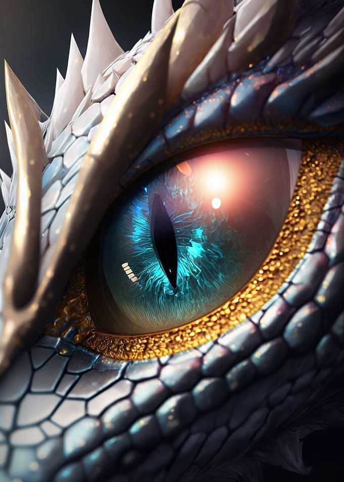 Beauty Dragon Eye