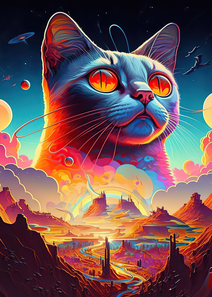 Landscape Cat