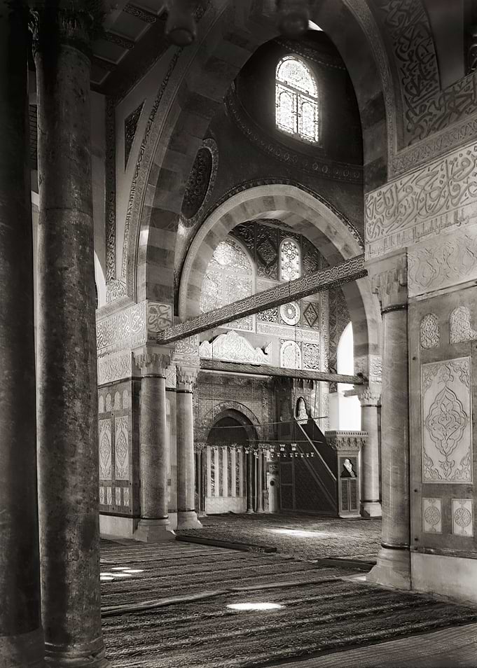 Sunlit Al Aqsa Interior