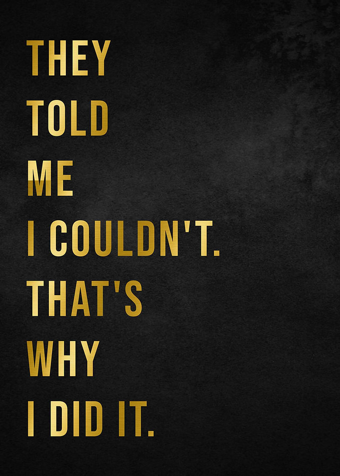 Why I Did It