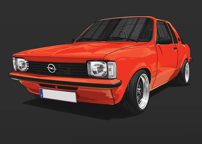 Opel Kadett C Aero Black