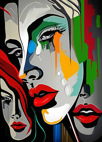 three faces