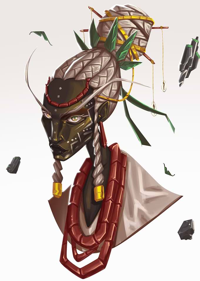 Ala Goddess Fantasy Art
