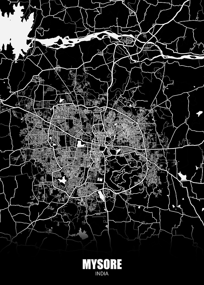 Mysore India Map