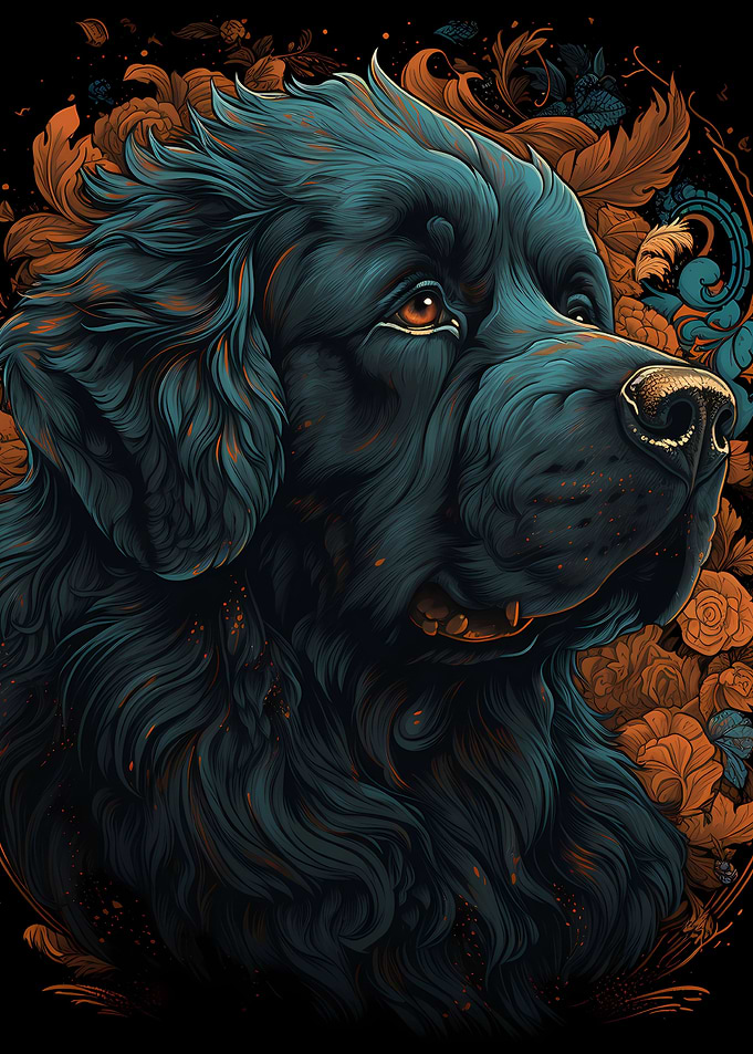 Newfoundland Dog Wondrous