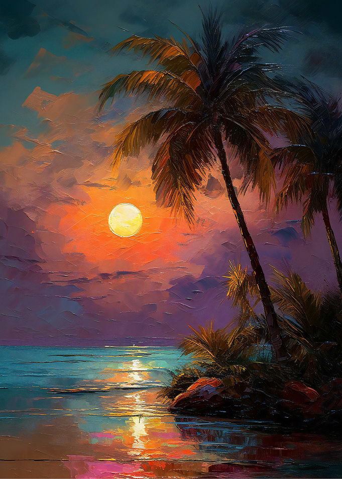 Sunset Painting