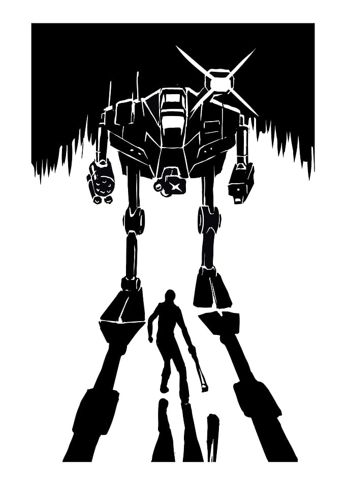 mecha silhoutte